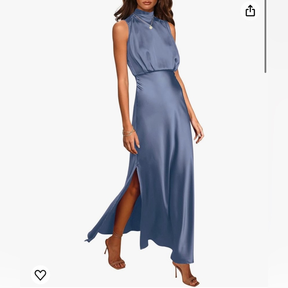 NWT satin midi formal dress